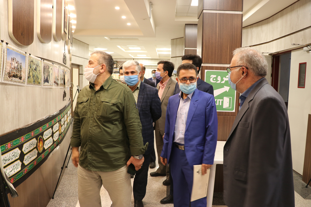 گزارش تصویری: برپایی نمایشگاه هفته دفاع مقدس در شرکت گاز استان گیلان