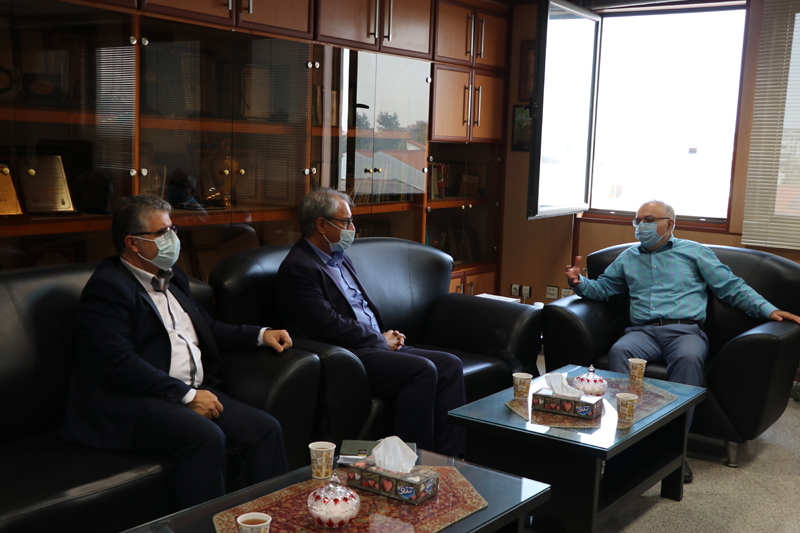 گزارش تصویری: دیدار مدیرعامل شرکت شهرک های صنعتی استان با مدیرعامل شرکت گاز گیلان