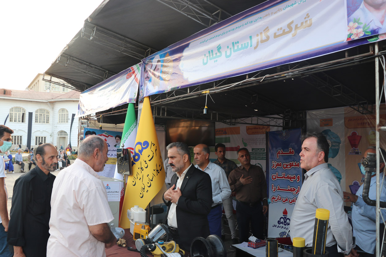گزارش تصویری: دومین روز حضور شرکت گاز در نمایشگاه هفته دولت