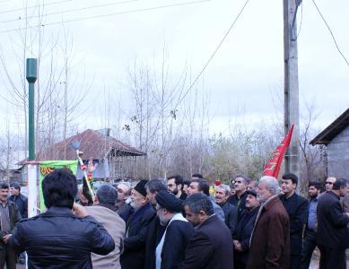 افتتاح پروژه گازرساني به روستاي چولاب استان گيلان